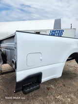 2023-2025 Ford Super Duty 8' Long Truck Bed F250 F350 Oxford White Bed Liner Factory Gooseneck Holes