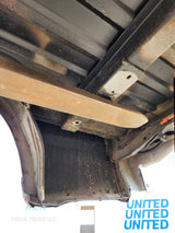 2023-2025 Ford Super Duty 8' Long Truck Bed F250 F350 Oxford White Bed Liner Factory Gooseneck Holes