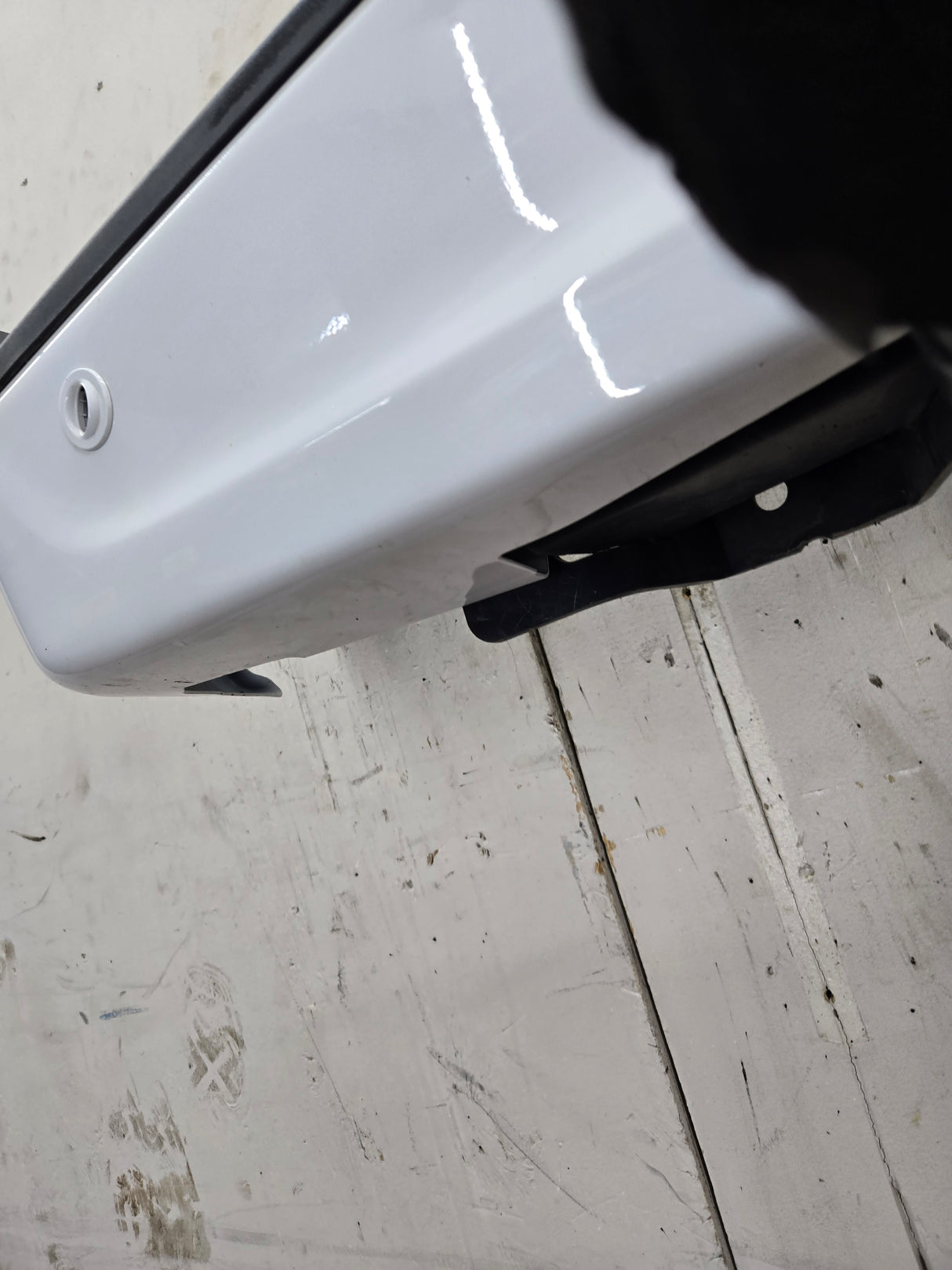 2021-2023 Ford F150 Rear Bumper With Parking Aid Sensors - White