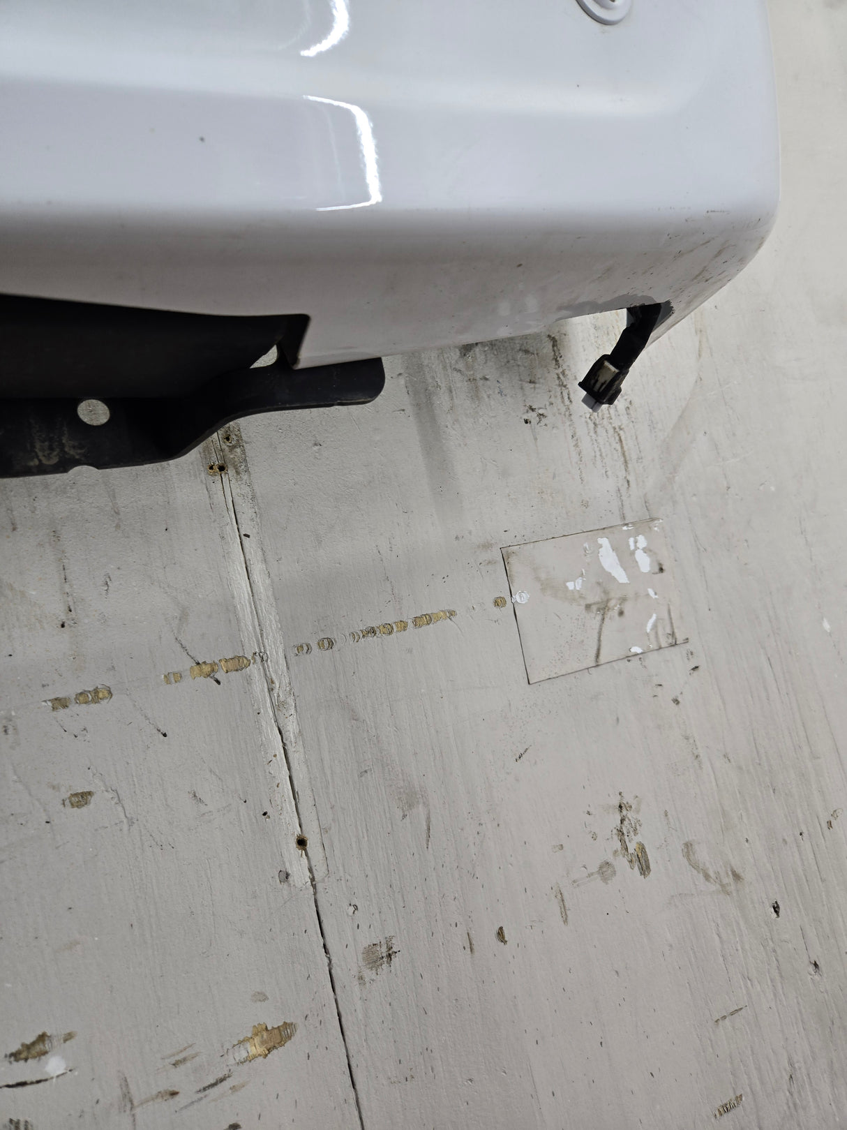 2021-2023 Ford F150 Rear Bumper With Parking Aid Sensors - White