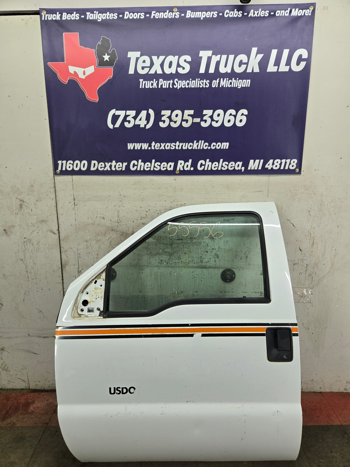 2012-2016 Ford Super Duty LH Driver Side Front Door F250 F350 F450 F550 - Oxford White
