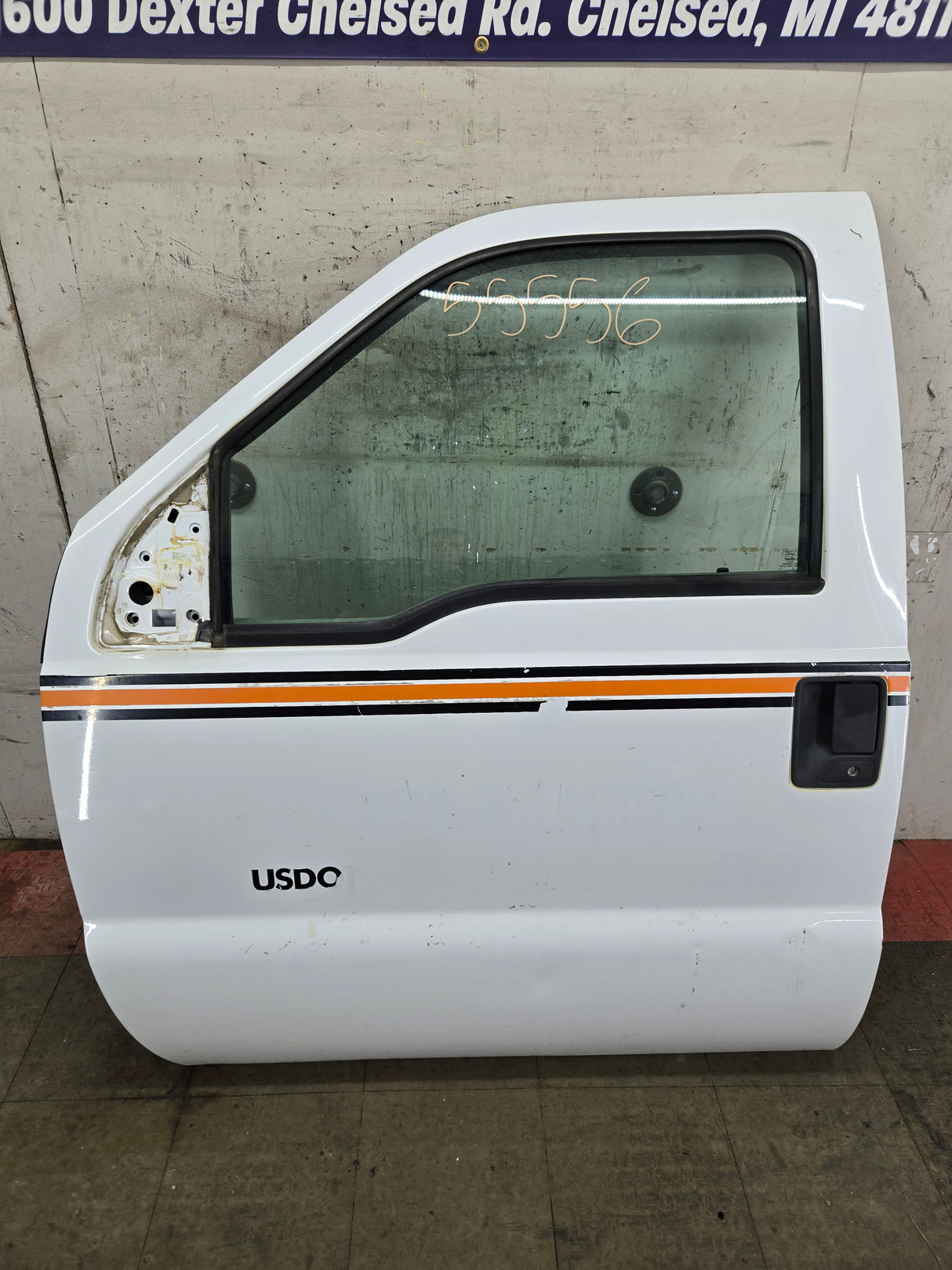 2012-2016 Ford Super Duty LH Driver Side Front Door F250 F350 F450 F550 - Oxford White