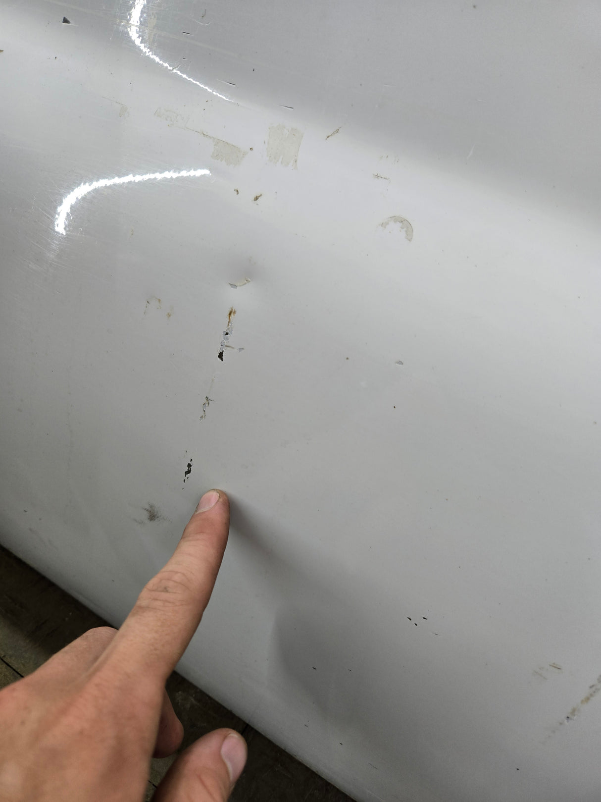 2012-2016 Ford Super Duty LH Driver Side Front Door F250 F350 F450 F550 - Oxford White