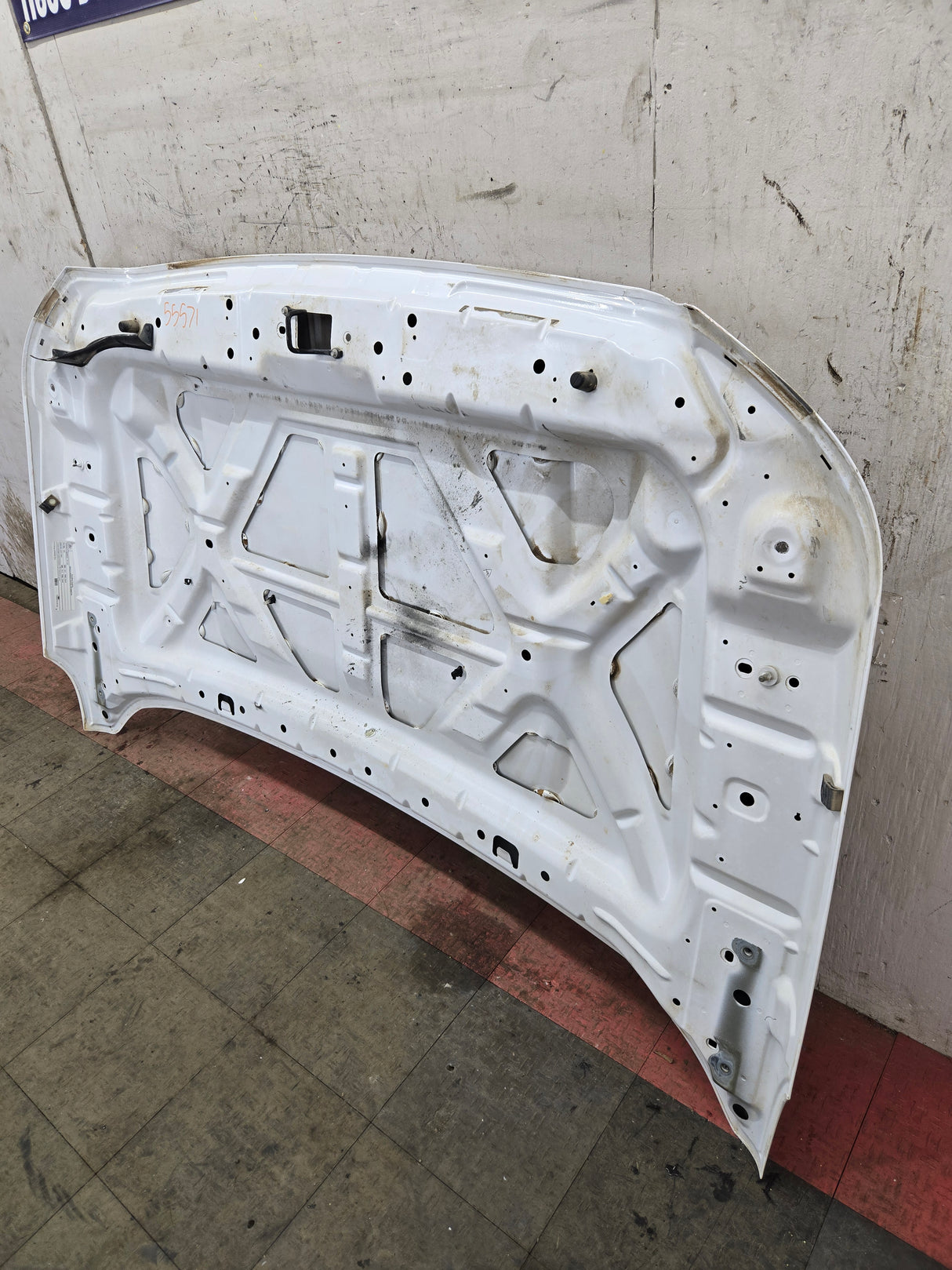 2011-2016 Ford Super Duty Hood F250 F350 F450 F550 - Pearl White