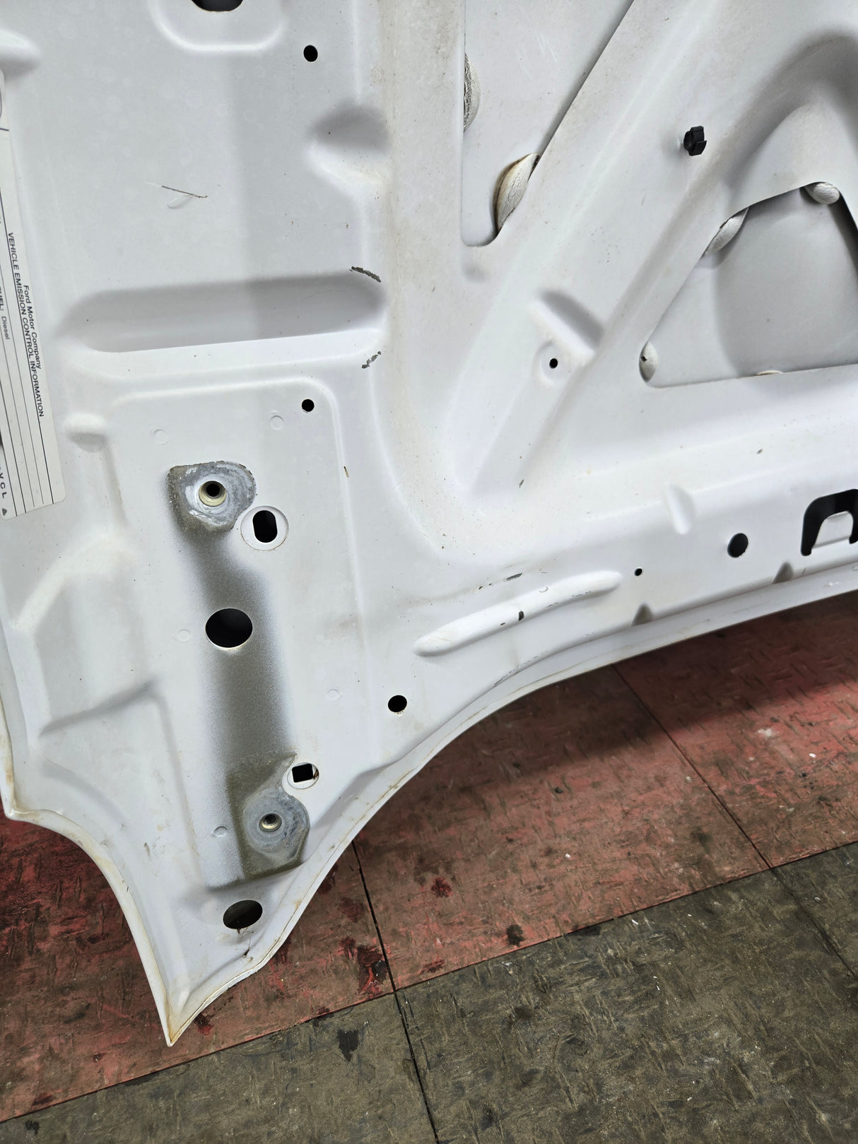 2011-2016 Ford Super Duty Hood F250 F350 F450 F550 - Pearl White