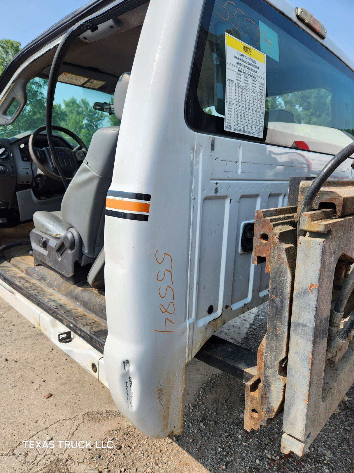 2011-2016 Ford F250 F350 F450 F550 Super Duty Extended Cab - Oxford White