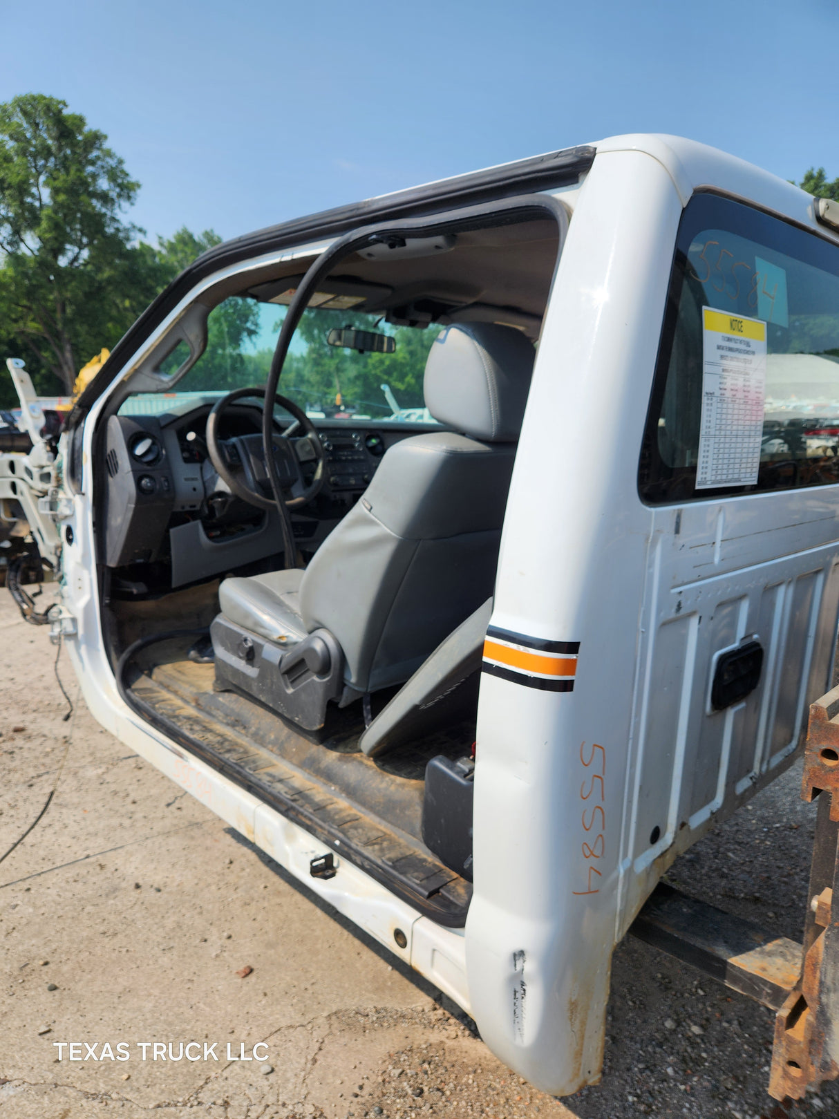 2011-2016 Ford F250 F350 F450 F550 Super Duty Extended Cab - Oxford White