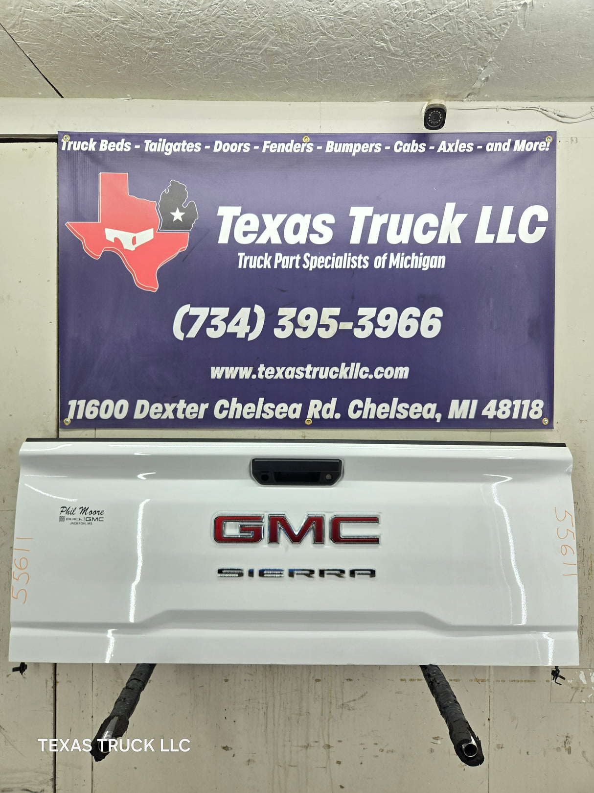 2019-2025 GMC Sierra 2500 3500HD Tailgate - White