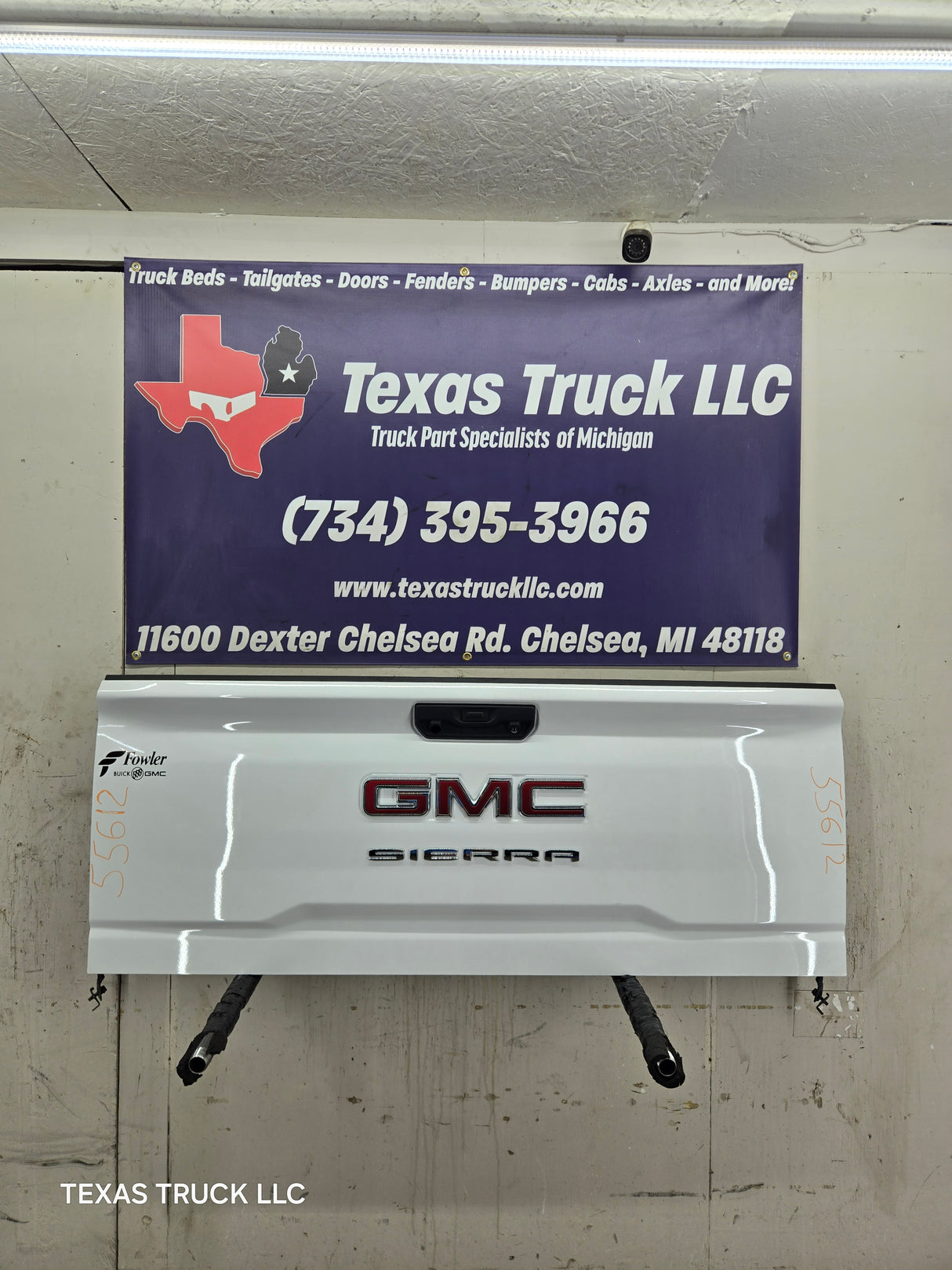 2019-2025 GMC Sierra 2500 3500HD Tailgate - White