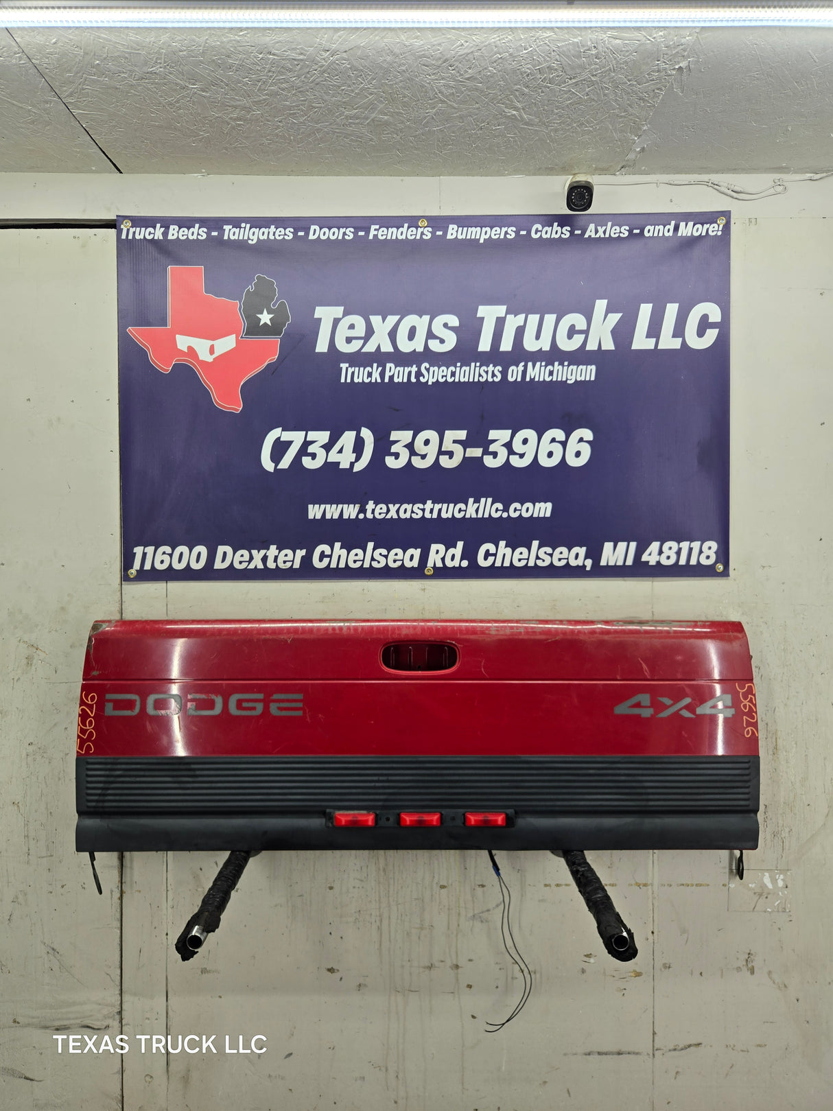 1994-2002 Dodge Ram 1500 2500 3500 DUALLY CUMMINS 2nd Gen Truck Tailgate - Red