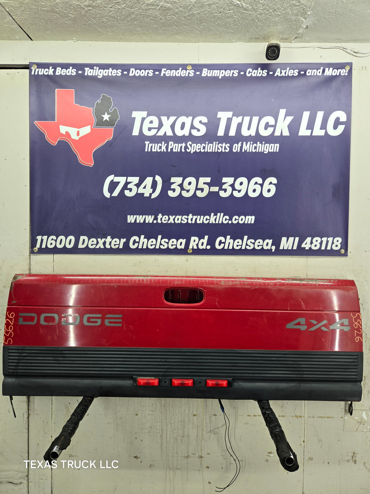 1994-2002 Dodge Ram 1500 2500 3500 DUALLY CUMMINS 2nd Gen Truck Tailgate - Red
