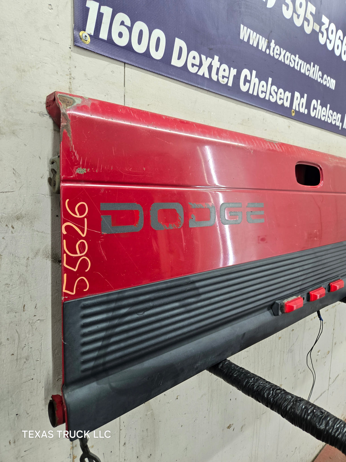 1994-2002 Dodge Ram 1500 2500 3500 DUALLY CUMMINS 2nd Gen Truck Tailgate - Red