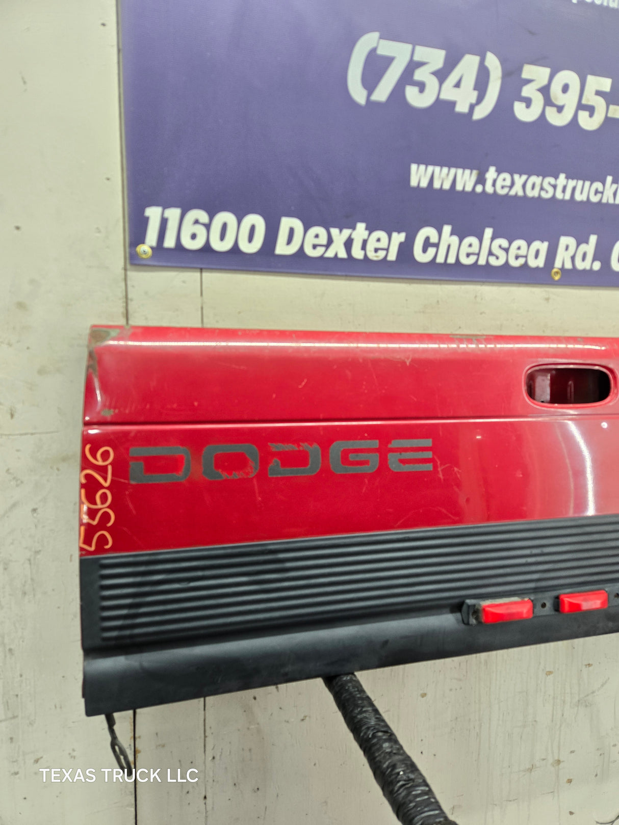 1994-2002 Dodge Ram 1500 2500 3500 DUALLY CUMMINS 2nd Gen Truck Tailgate - Red