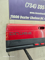 1994-2002 Dodge Ram 1500 2500 3500 DUALLY CUMMINS 2nd Gen Truck Tailgate - Red