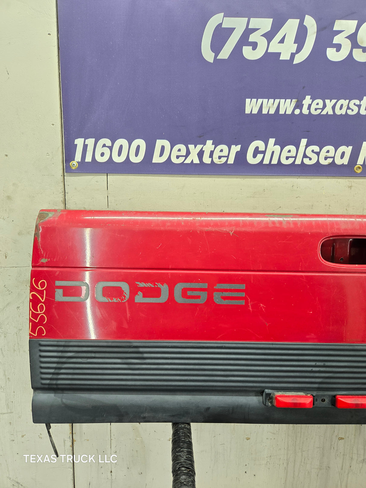 1994-2002 Dodge Ram 1500 2500 3500 DUALLY CUMMINS 2nd Gen Truck Tailgate - Red