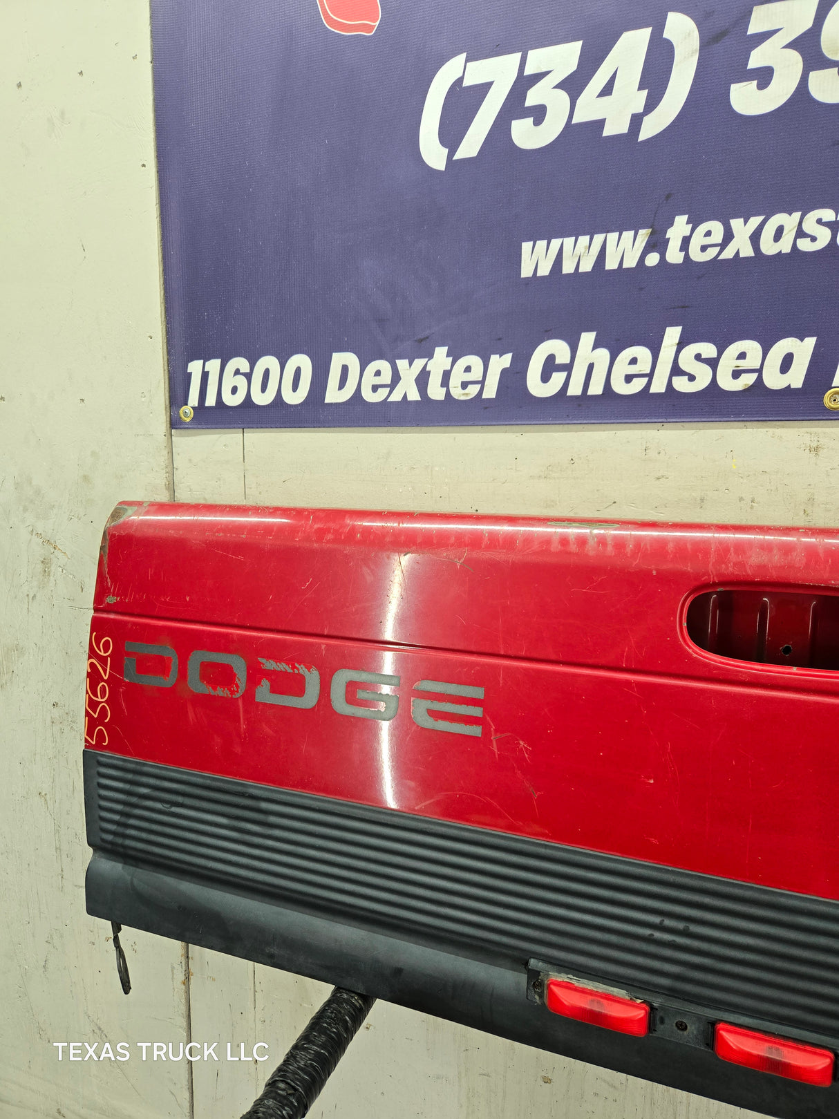1994-2002 Dodge Ram 1500 2500 3500 DUALLY CUMMINS 2nd Gen Truck Tailgate - Red