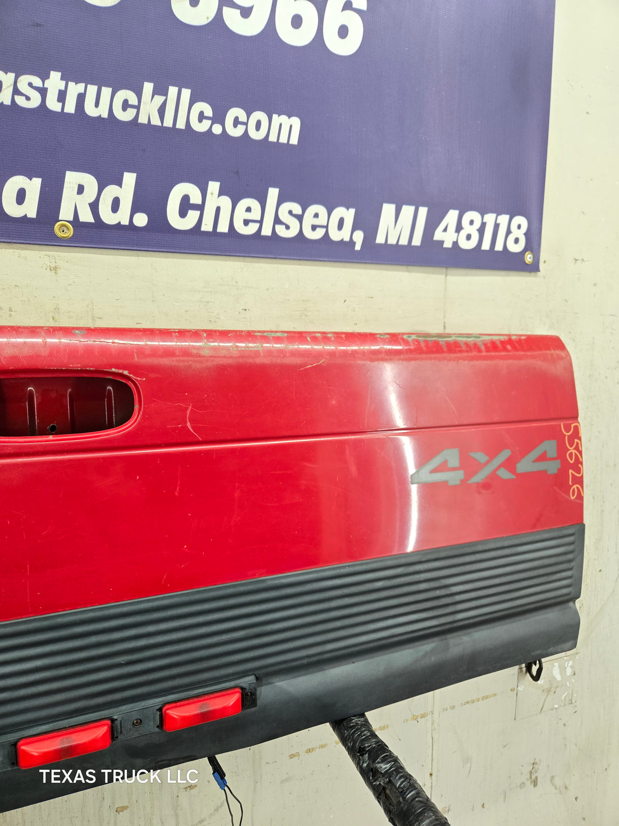1994-2002 Dodge Ram 1500 2500 3500 DUALLY CUMMINS 2nd Gen Truck Tailgate - Red