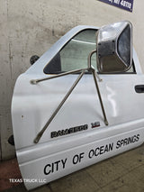 1994-2002 Dodge Ram 2nd Gen LH Driver Side Front Extended Cab Door 1500 2500 3500 ROUND CORNER - White
