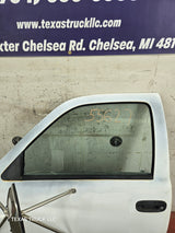 1994-2002 Dodge Ram 2nd Gen LH Driver Side Front Extended Cab Door 1500 2500 3500 ROUND CORNER - White