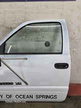 1994-2002 Dodge Ram 2nd Gen LH Driver Side Front Extended Cab Door 1500 2500 3500 ROUND CORNER - White