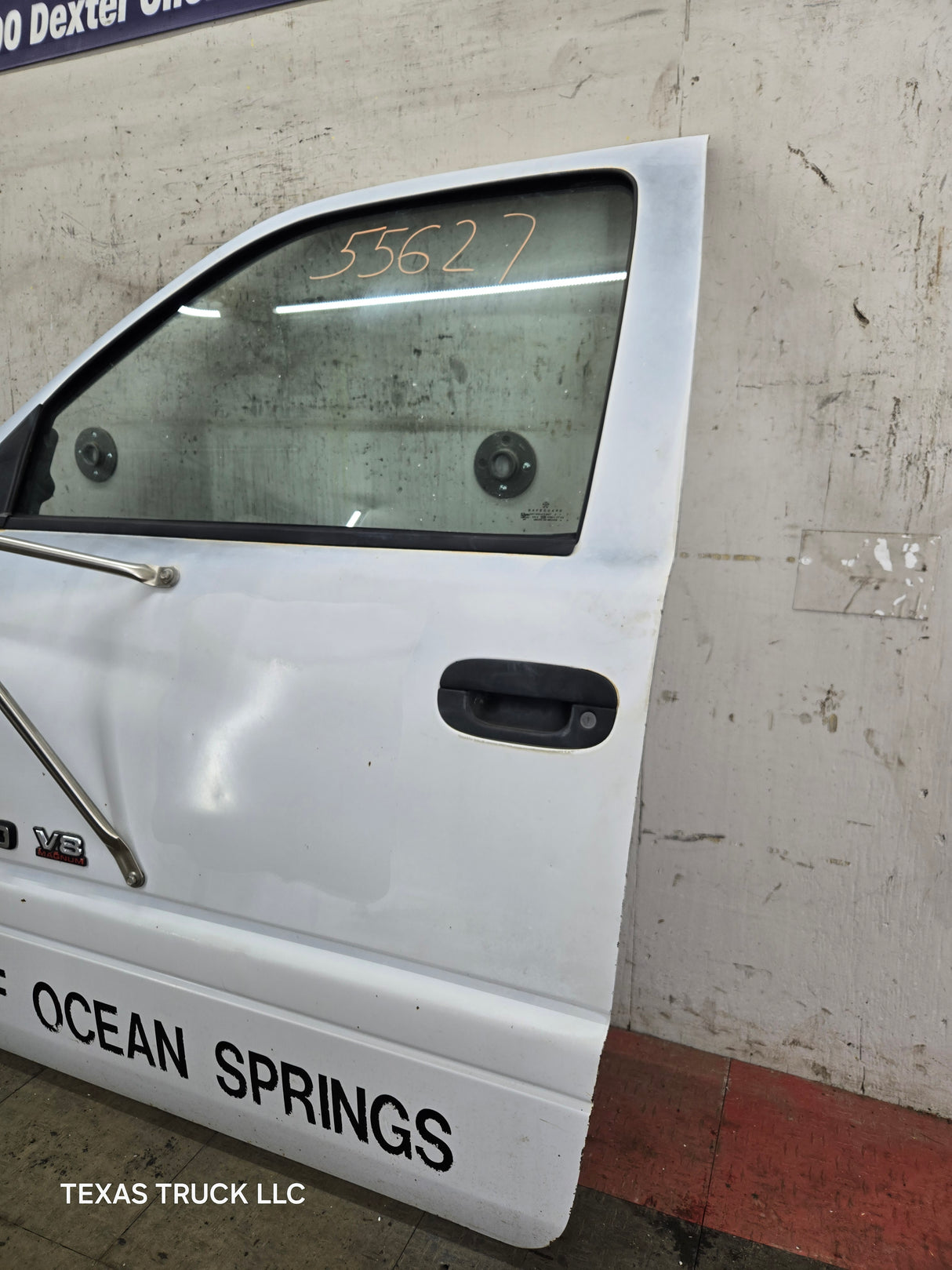 1994-2002 Dodge Ram 2nd Gen LH Driver Side Front Extended Cab Door 1500 2500 3500 ROUND CORNER - White