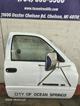 1994-2002 Dodge Ram 2nd Gen RH Passenger Side Front Extended Cab Door 1500 2500 3500 ROUND CORNER - White
