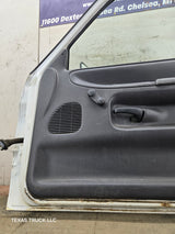 1994-2002 Dodge Ram 2nd Gen RH Passenger Side Front Extended Cab Door 1500 2500 3500 ROUND CORNER - White