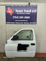 1994-2002 Dodge Ram 2nd Gen LH Driver Side Front Extended Cab Door 1500 2500 3500 ROUND CORNER - White