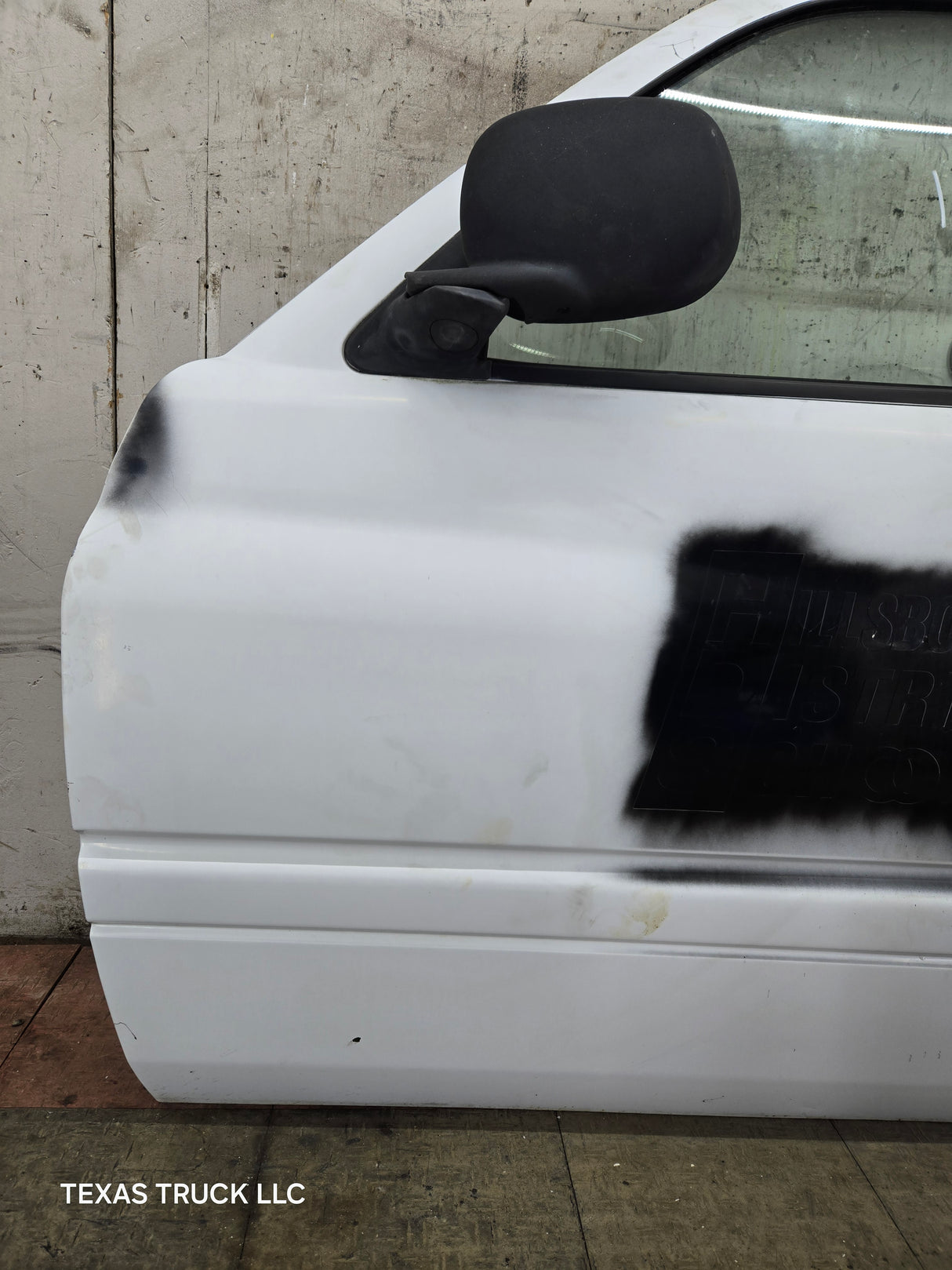 1994-2002 Dodge Ram 2nd Gen LH Driver Side Front Extended Cab Door 1500 2500 3500 ROUND CORNER - White