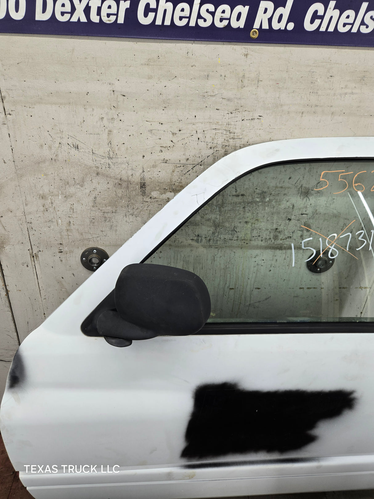 1994-2002 Dodge Ram 2nd Gen LH Driver Side Front Extended Cab Door 1500 2500 3500 ROUND CORNER - White