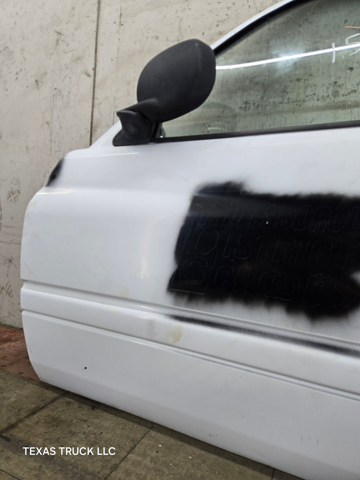 1994-2002 Dodge Ram 2nd Gen LH Driver Side Front Extended Cab Door 1500 2500 3500 ROUND CORNER - White