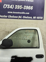 1994-2002 Dodge Ram 2nd Gen LH Driver Side Front Extended Cab Door 1500 2500 3500 ROUND CORNER - White