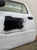 1994-2002 Dodge Ram 2nd Gen LH Driver Side Front Extended Cab Door 1500 2500 3500 ROUND CORNER - White