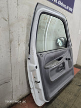 1994-2002 Dodge Ram 2nd Gen LH Driver Side Front Extended Cab Door 1500 2500 3500 ROUND CORNER - White