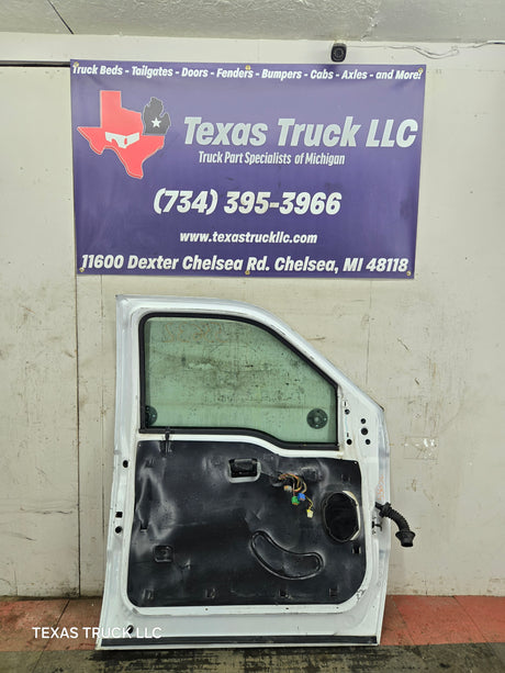 1999-2011 Ford Super Duty Front LH Driver Side Door F250 F350 F450 F550 - White & Tan