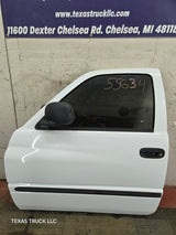 1994-2002 Dodge Ram 2nd Gen LH Driver Side Front Extended Cab Door 1500 2500 3500 ROUND CORNER - White