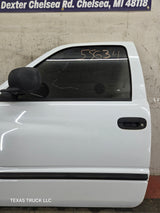 1994-2002 Dodge Ram 2nd Gen LH Driver Side Front Extended Cab Door 1500 2500 3500 ROUND CORNER - White