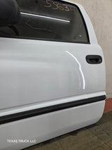 1994-2002 Dodge Ram 2nd Gen LH Driver Side Front Extended Cab Door 1500 2500 3500 ROUND CORNER - White