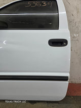 1994-2002 Dodge Ram 2nd Gen LH Driver Side Front Extended Cab Door 1500 2500 3500 ROUND CORNER - White