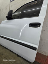 1994-2002 Dodge Ram 2nd Gen LH Driver Side Front Extended Cab Door 1500 2500 3500 ROUND CORNER - White