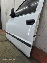1994-2002 Dodge Ram 2nd Gen LH Driver Side Front Extended Cab Door 1500 2500 3500 ROUND CORNER - White