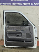 1994-2002 Dodge Ram 2nd Gen LH Driver Side Front Extended Cab Door 1500 2500 3500 ROUND CORNER - White