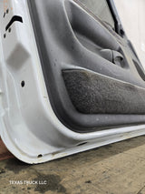 1994-2002 Dodge Ram 2nd Gen LH Driver Side Front Extended Cab Door 1500 2500 3500 ROUND CORNER - White