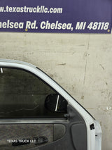 1994-2002 Dodge Ram 2nd Gen LH Driver Side Front Extended Cab Door 1500 2500 3500 ROUND CORNER - White