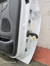 1994-2002 Dodge Ram 2nd Gen LH Driver Side Front Extended Cab Door 1500 2500 3500 ROUND CORNER - White