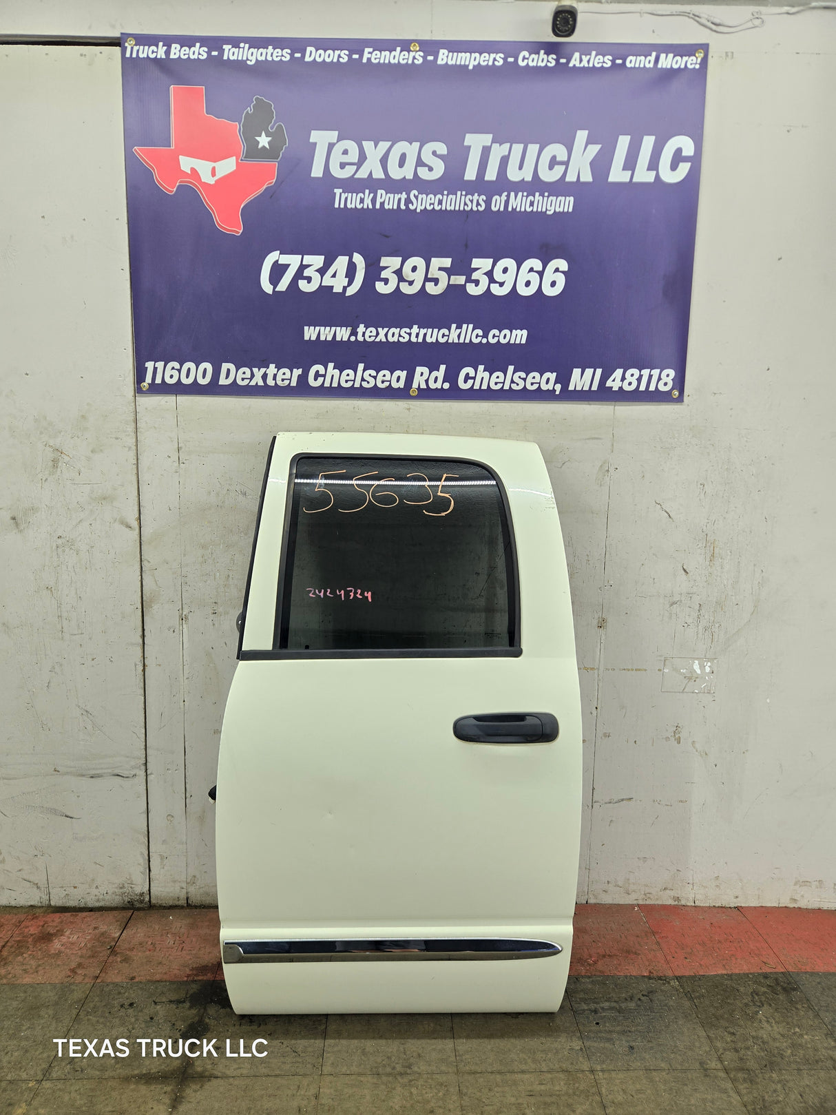2003-2008 Dodge Ram 3rd Gen Driver Rear Quad Cab Door 1500 2500 3500 4500 5500 - Cream White