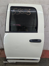 2003-2008 Dodge Ram 3rd Gen Driver Rear Quad Cab Door 1500 2500 3500 4500 5500 - Cream White