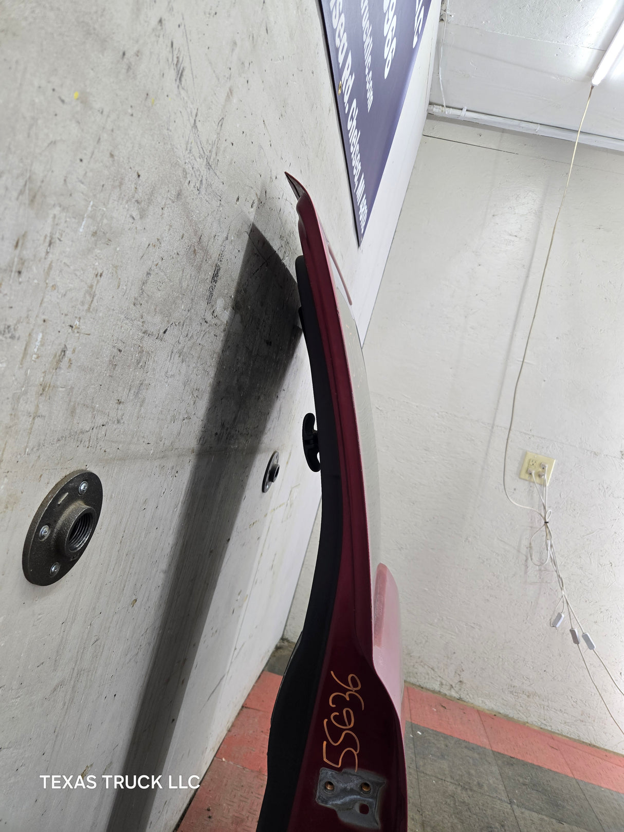 1994-2002 Dodge Ram 2nd Gen RH Passenger Side Rear Extended Cab Door 1500 2500 3500 - Red/Silver