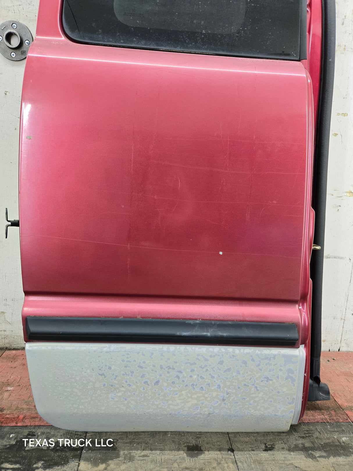 1994-2002 Dodge Ram 2nd Gen RH Passenger Side Rear Extended Cab Door 1500 2500 3500 - Red/Silver