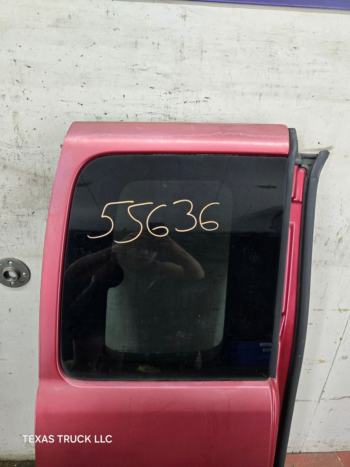 1994-2002 Dodge Ram 2nd Gen RH Passenger Side Rear Extended Cab Door 1500 2500 3500 - Red/Silver